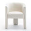 Fauteuil demi-tonneau en velours-63663237