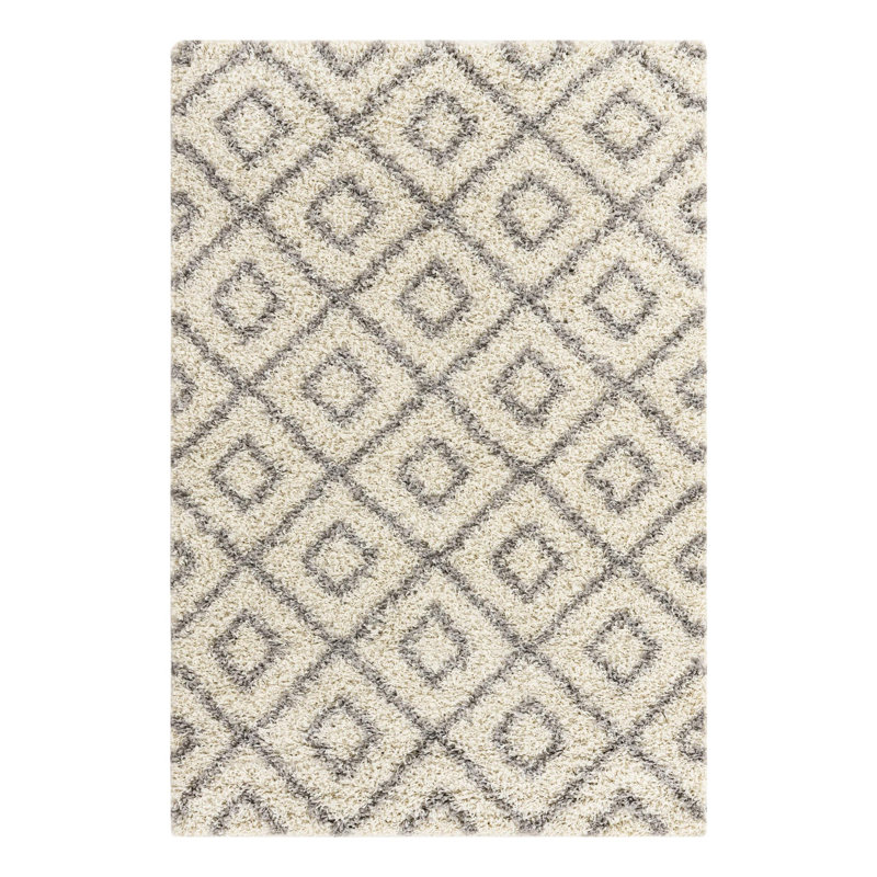 Aurin Geometric Indoor Rug, Rectangle 4' x 6'