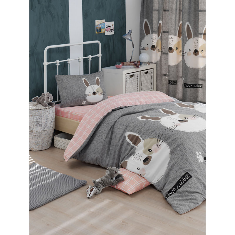 Madaket No Pattern Duvet Cover Set with Pillowcases Included, 135 x 200cm Duvet Cover + 1 Pillowcase (80 x 80)