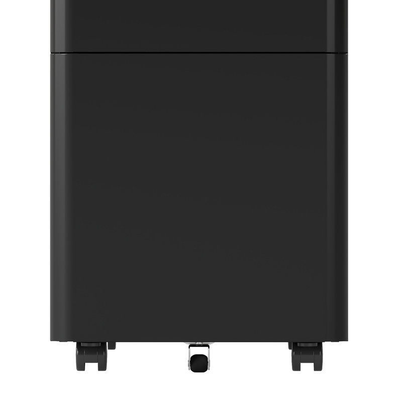 3 Drawer storage unit Filing Cabinet, Black