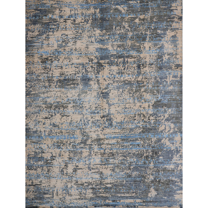 Hand Knotted Wool Area Rug