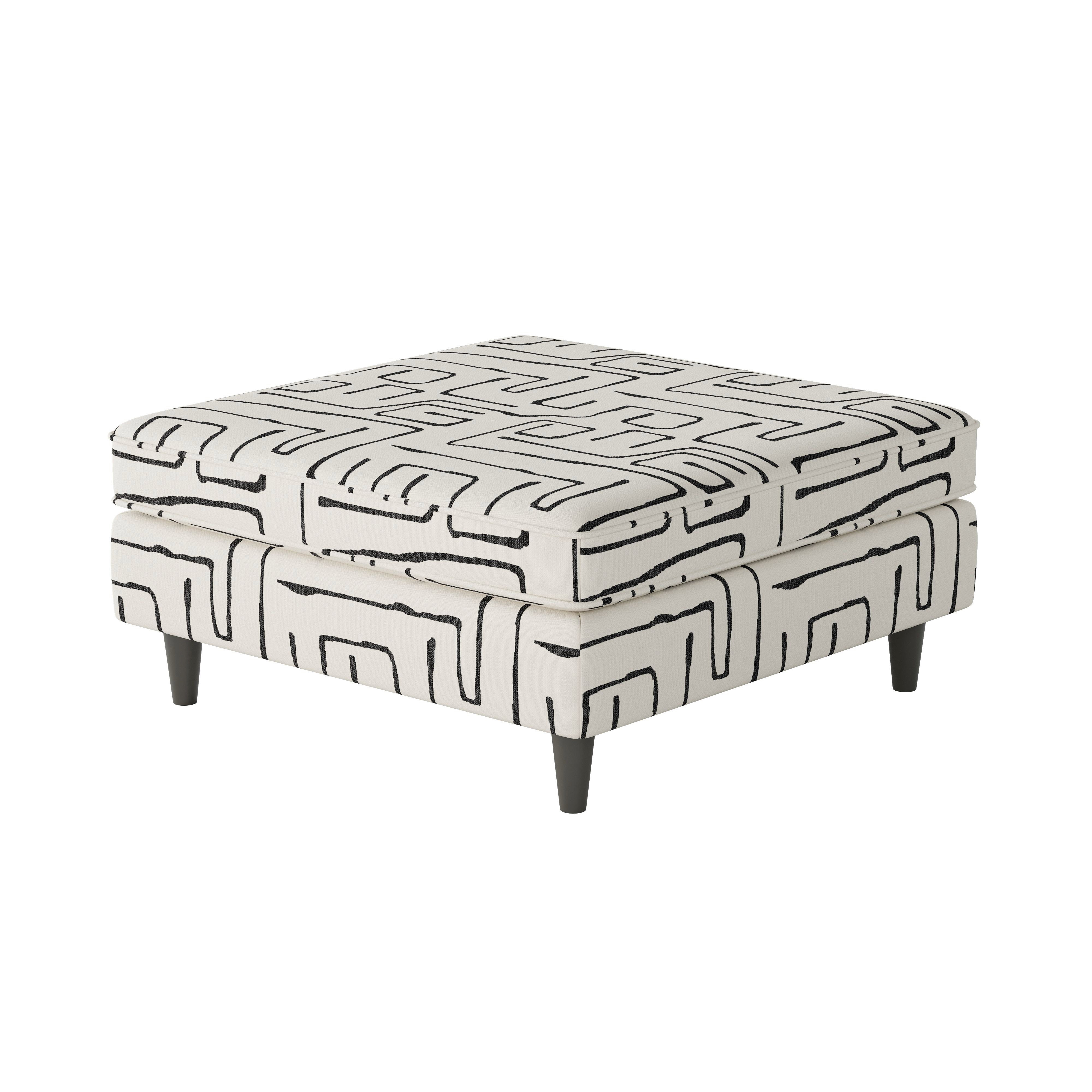 Southern Home Furnishings Upholstered Ottoman Wayfair