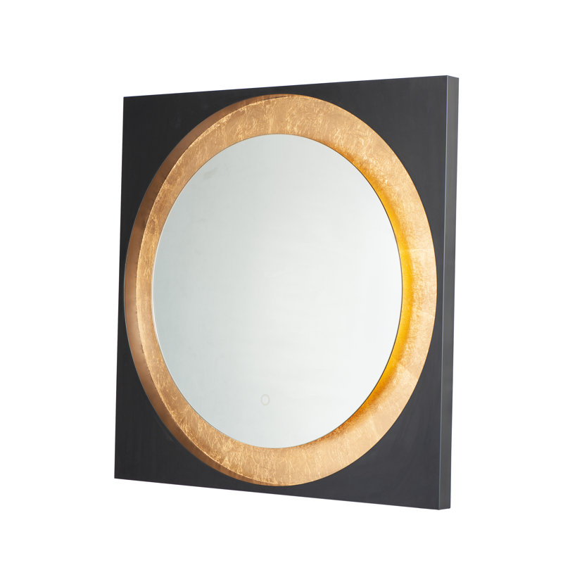 Owensville Metal Flat LED Wall Mirror