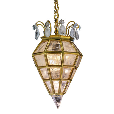 Lustre en bronze doré