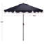 Parasol à franges inclinables 108 po Winnie-606380142