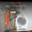 Warmlite WL44002 Thermo Fan Heater with 2 Heat Settings and Overheat Protection, 2000W, White