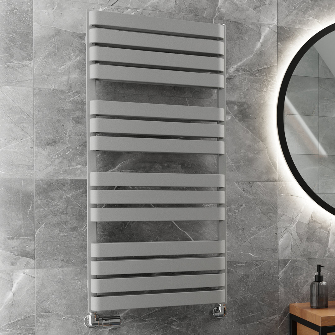 Terma Warp T Bold Heated Towel Rail Salt N Pepper 2660Btu 1110 X 500Mm - Image 4