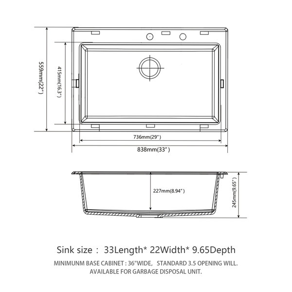 Dimensions du produit