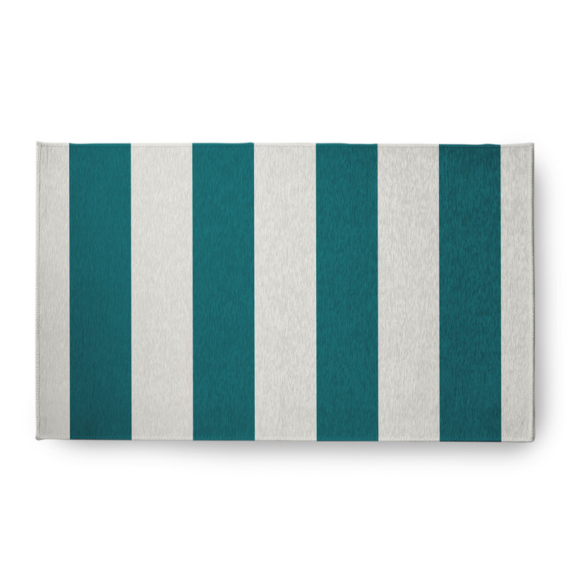 Lucene Chenille Striped Indoor Rug, Rectangle 1'6" x 2'6"
