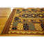 Tapis de zone en laine brun/jaune/noir 3 pi 5 po x 6 pi 8 po one-of-kind à la main noué la Doorfield