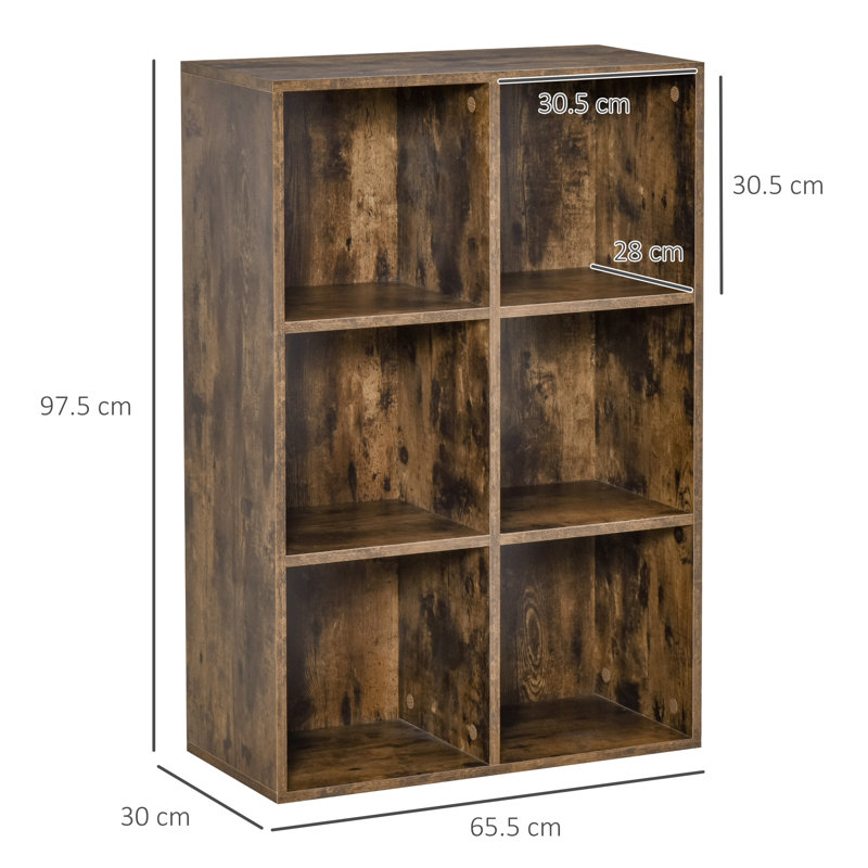 Tonia 97.5cm H x 65.5cm W Standard Bookcase