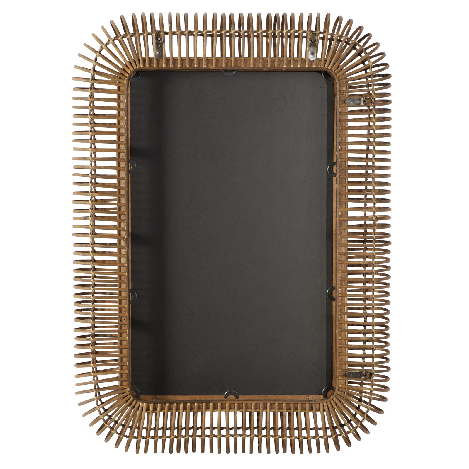 Wood Handmade Woven Room Wall Mirror