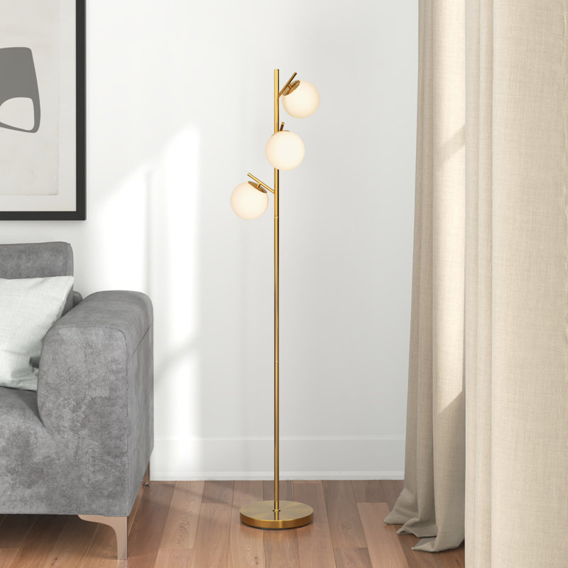 Willenhall 66.5'' Golden Tree Floor Lamp