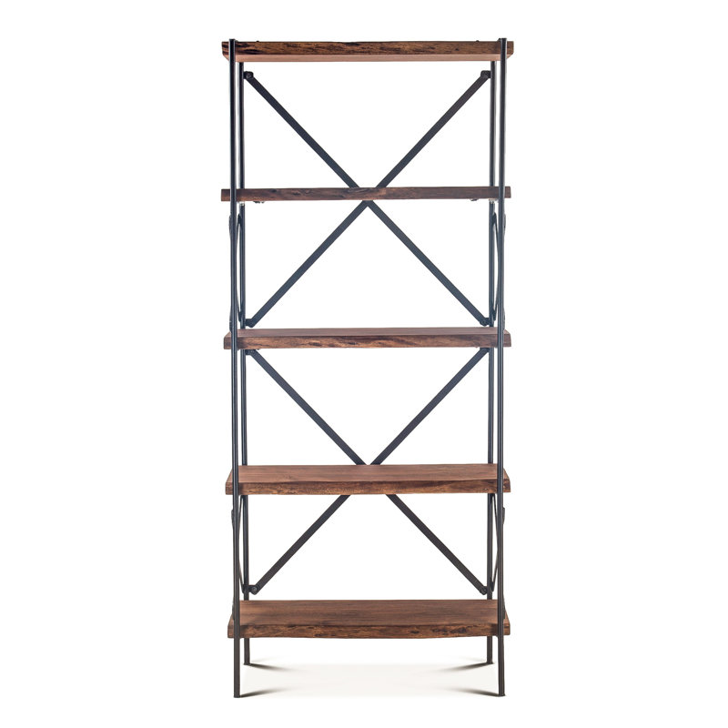 Étagère à livres en fer H 78 "x l 34" Eamon