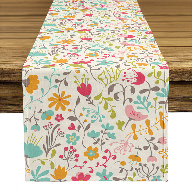 Mikell Blooming Springs Table Runner, 72" L x 12" W