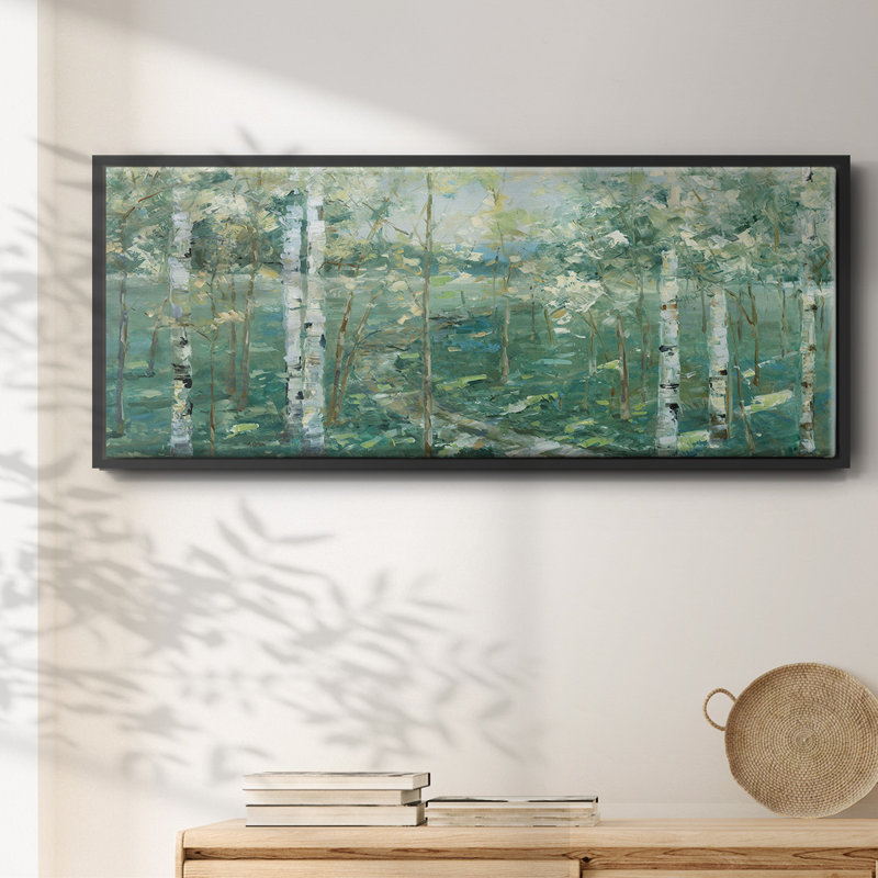 Meadow Light- Framed Canvas, 8" H x 20" W
