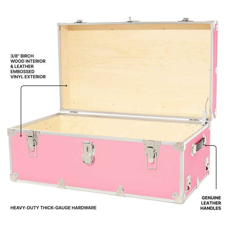 Grand coffre de rangement Rhino, Rose