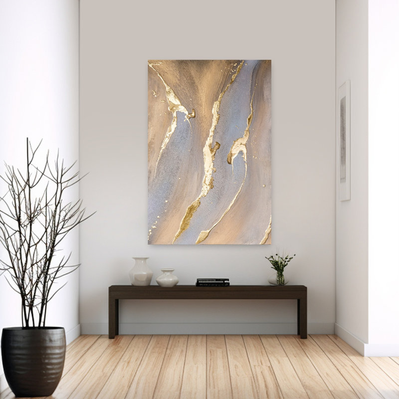 Art contemporain, art contemporain abstrait, H 60 po x l 40 po