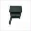 Table basse transitionnelle bleue antique pour chambre à coucher, 25 po de hauteur avec rangement et amp; Assemblage facile-690947162