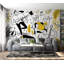 Premium Peel & Stick Wall Mural - Jazz Band Fun-1361040632