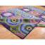 Tapis décoratif de conception unique noué à la main New Age mamluk jaune/mauve/rose 12 pi x 15 pi 3 po