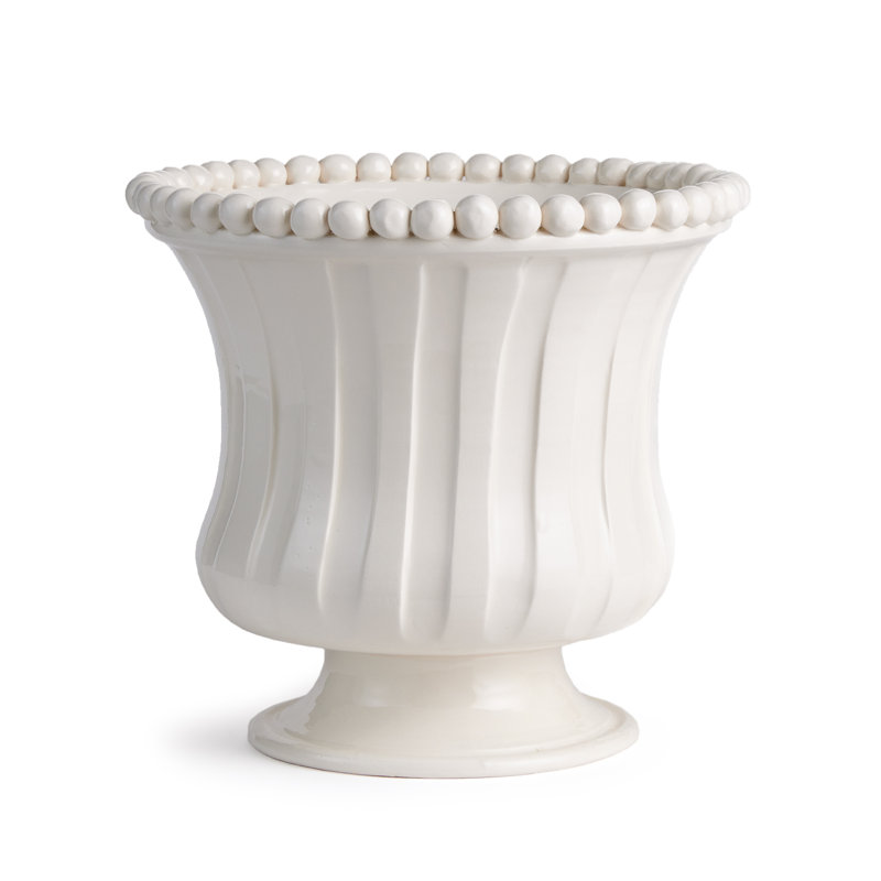 Vase de table en céramique Auouge, H 10,5 po x l 11 po x P 11 po