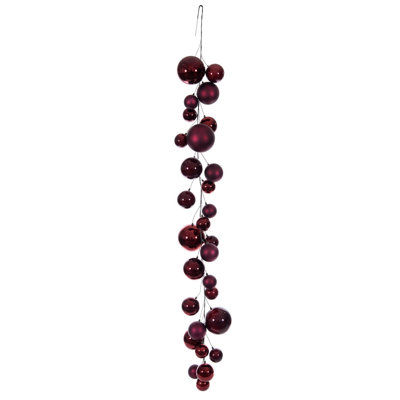  6' Wine Ball Branch Garland.