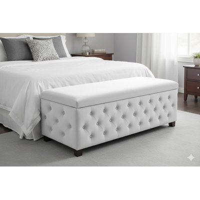 120cm Wide Velvet Standard Ottoman