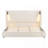 Upholstered Bed Frame With High Wingback Headboard-81472475