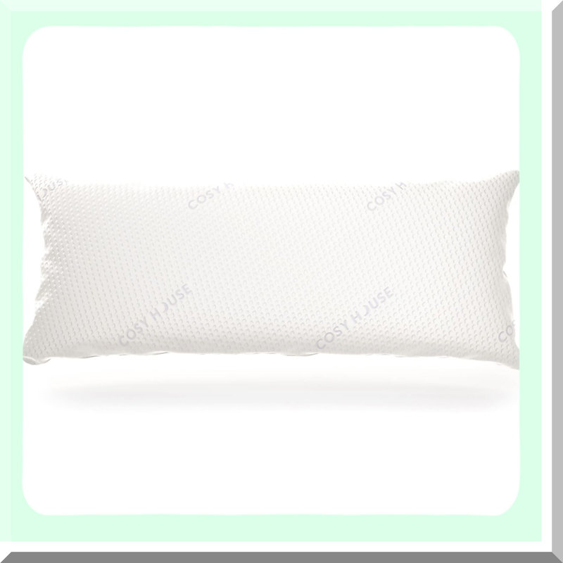 BambooLux Body Pillow - Supportive, Soft, Fluffy Luxury Pillow for Side & Back Sleepers - Quality Long Pillow - Rayon Derived