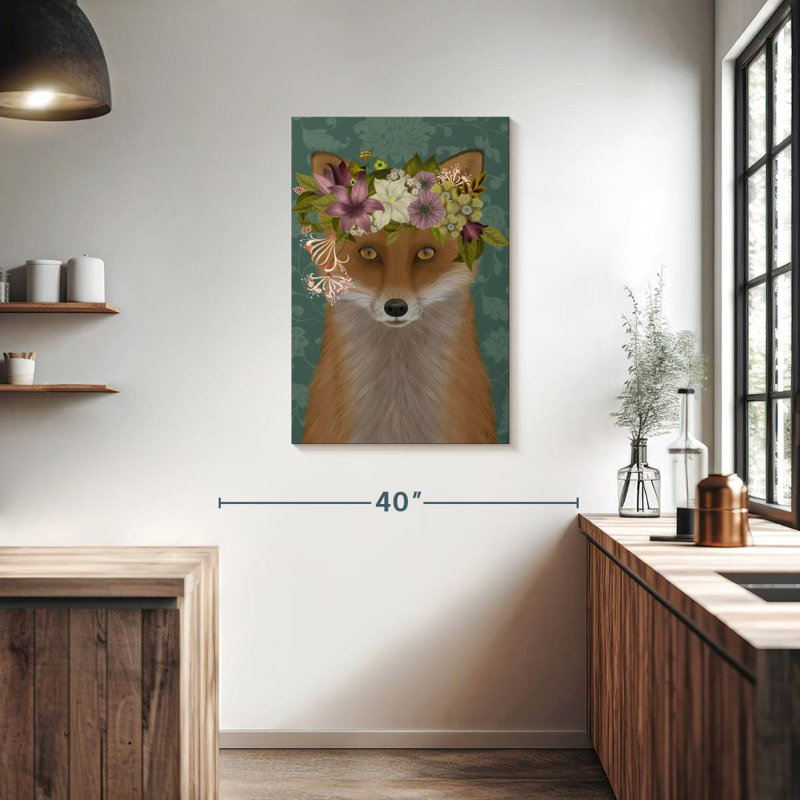 Bohémien renard ronce, H 36 po x l 24 po