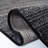Diez Machine Made Power Loom Polypropylene Area Rug in Black-397968171