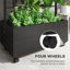 Solid Wood 1 Tier Plant Stand