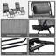 Ensemble de chaise à gravité zéro Outsunny avec table d'appoint, chaise inclinable pliante avec porte-gobelets et coussins, chaise longue réglable pour piscine, jardin, pelouse, plage-2058388173