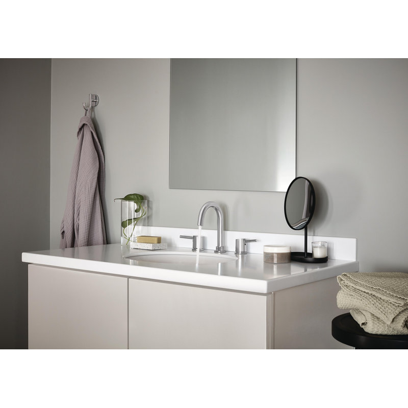 Robinet pour salle de bain à deux poignées, Chrome
