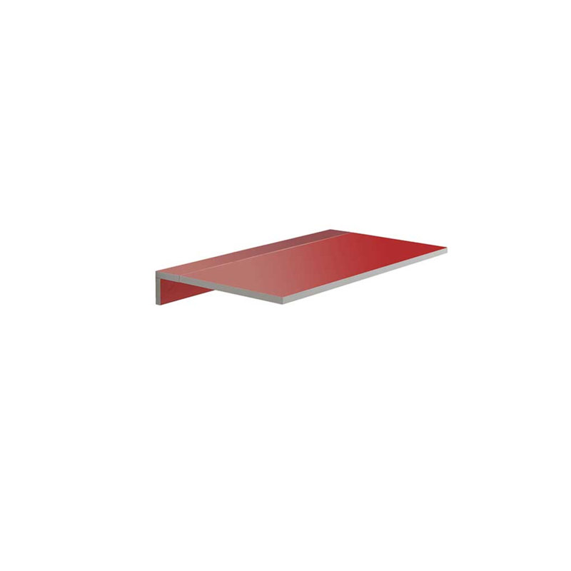 Gilma 80cm Rectangular Folding Table, Red