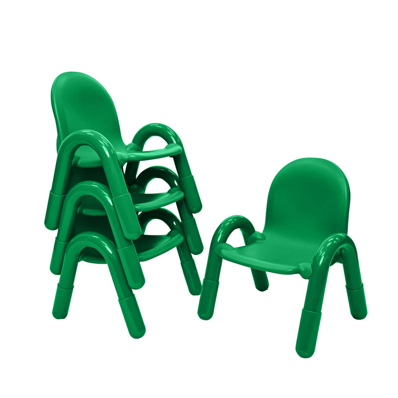 Chaise pour enfant Baseline - ensemble de 4, Brun, 11", 2