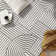 Contemporary Stripe Arch Design Area Rug