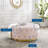 Ensconce Tufted Performance Velvet Round Ottoman-2025321123