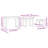 Ensemble de tables basses d'appoint vidaXL-129733698-129733696