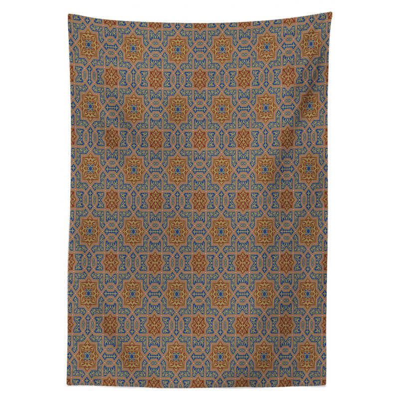 Moroccan Tablecloth, 70" L x 52" W