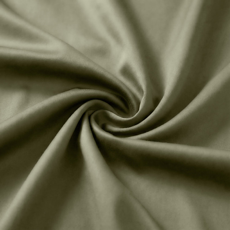 Bedding Sets Cotton No Pattern Duvet Cover Set, Green, 50x90cm Pillowcase, King
