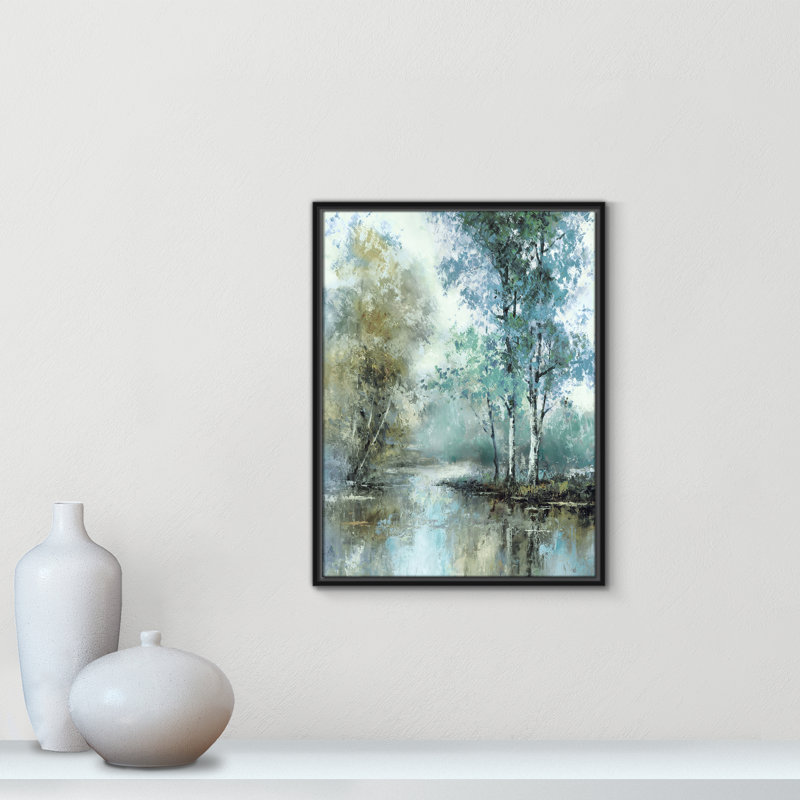 «Spring's Grace I Print» par T.C. Chiu, Noir, H 25,5 po x l 19,5 po