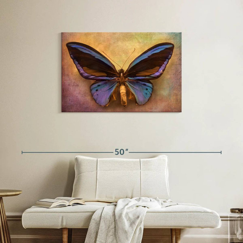 Original Butterfly, 24" H x 36" W