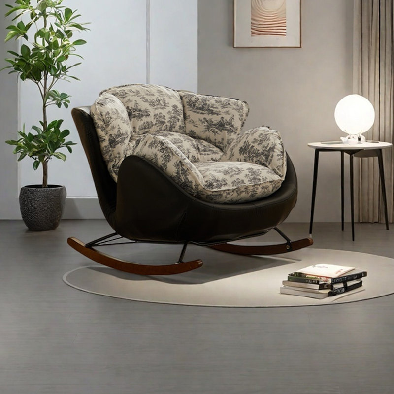 Chaise berçante ergonomique, Noir, noir, noir, noir