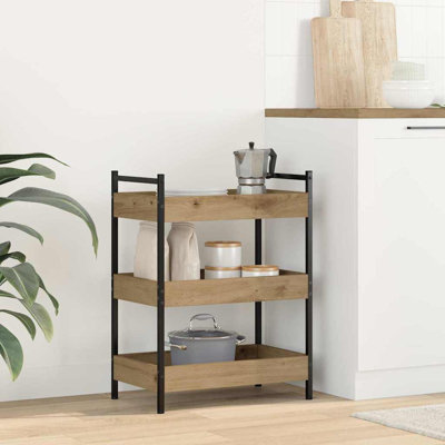 Kitchen Trolley 50 X 30 X 70 Cm Engineered Wood