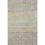 Mica Abstract Area Rug in Deep Sea/Gray/Aqua