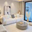 Canapé droit luxueux pour petit appartement