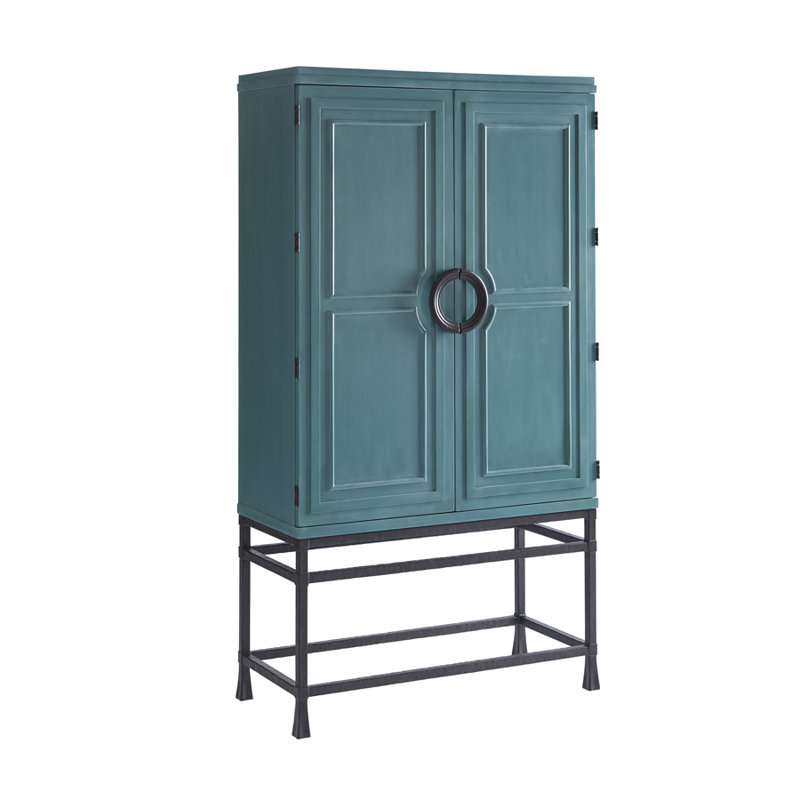 Newport 42.25'' Bar Cabinet, Seaglass