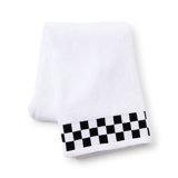 Bath Towel with Check Border